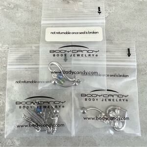 NWT 00s Body Candy Belly Button Ring Naval Piercing jewelry